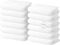 Avalon Towels Luxury Washcloths (Value Pack of 12) – Premium Cotton, Soft & Absorbent Wash Cloths for Body and Face, Hotel and Spa Quality Wash Clothes, Quick Dry and Machine Washable (White)