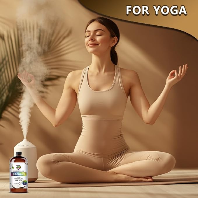Coconut Essential Oil (8 oz / 240 ml) – Coconut Oils for diffusers, humidifiers, Home Baths, Cleaning Products, Yoga, DIY Soaps and DIY Scented Candles