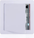 Plumbing Access Panel for Drywall 6 x 6 Inch Plastic Access Door Removable Wall Access Panel Ceiling Reinforced Hinged Durable White