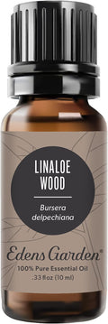 Edens Garden Linaloe Wood Essential Oil- 100% Pure Premium Grade, Undiluted, Natural, Therapeutic, Aromatherapy, The Best for Diffuser, Skin, Face, Hair 10 ml (.33 fl oz)