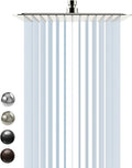 SR SUN RISE 12 Inch Rain Shower Head, High Pressure Rainfall Showerhead Large Waterfall Shower Head Ultra Thin Water Saving, Brushed Nickel 304 Stainless Steel