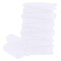 16 Pack Baby Washcloths - 10x10 Inch, Microfiber baby towel - Absorbent and Soft baby Wash Clothes for Newborns, Infants and Toddlers - Quick Dry for baby boys and girls face towel - White