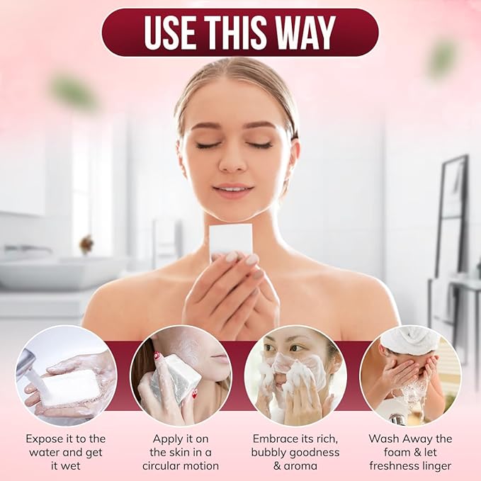 Reshma Beauty Rosemary Soap, Infused with Rosemary Oil and Olive Oil, Anti-Aging Face & Body Soap Bar, Suitable for Normal to Dry Skin, Calming and Rejuvenating, 5.5 oz, Pack of 1