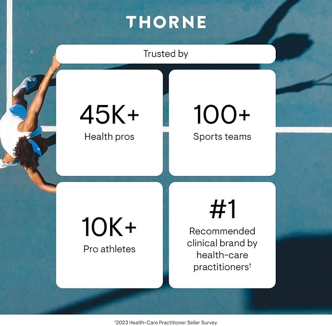 THORNE - Basic Prenatal - Well-Researched Folate Multi for Pregnant and Nursing Women Includes 18 Vitamins and Minerals, Plus Choline - Gluten, Dairy & Soy-Free - 90 Capsules - 30 Servings