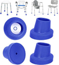 supregear Replacement Feet for Shower Chair Bath Seat, 1-1/8" I.D. Slope Rubber Feet Pad for Shower Stools Transfer Bench Non-Slip Extreme Grip Tub Transfer Benches Suction Cup Feet, 4PK