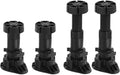 100x44mm(LxW) Adjustable Leveling Feet - 8Pack- Good for Furniture - Leveler Support Frame Replacement Legs - Black
