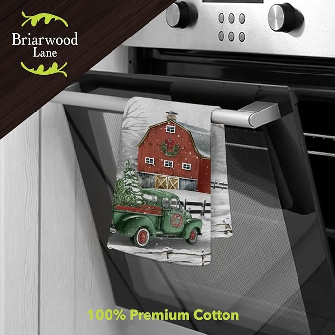Briarwood Lane Christmas on The Farm Hand Towel