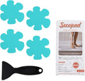 Bathtub Stickers Non-Slip, 24PCS Safety Shower Treads Adhesive Appliques with Premium Scrape (Blue)
