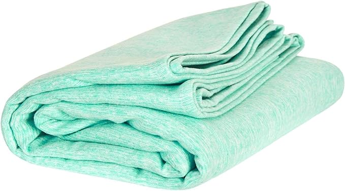 Dock & Bay Beach Towel - Quick Dry, Sand Free - Compact, Lightweight - 100% Recycled - Includes Bag - Rainforest Green, Large (160x90cm, 63x35)