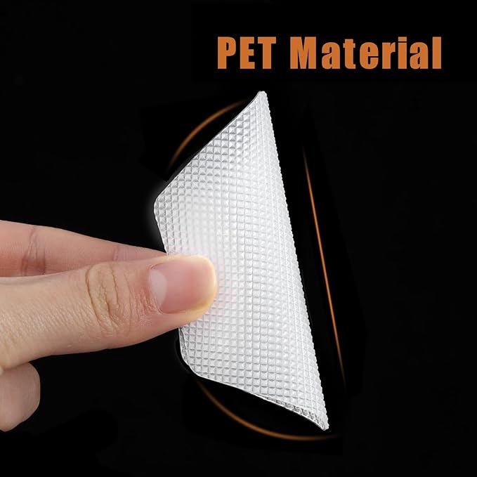 Bathtub Stickers Non-Slip, 36 PCS White Hexagon Safety Shower Treads Adhesive Appliques with Premium Scraper
