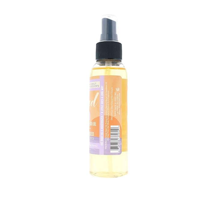 Rinse Bath & Body Coco Kissed Body Oil Moisturizer Spray - Natural Lightweight Fast Absorbing with Squalane, Grapeseed, Apricot & Vitamin E Oil for All Skin Types, 4 fl oz