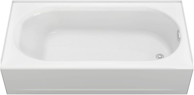 American Standard 2391202ICH.020 Princeton 5 ft. x 30 in. Americast Apron-Front Bathtub – Right Hand Drain, White