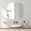 VASUHOME Frameless Bathroom Mirror, 20 x 20 Inch Wall Vanity Mirror, Large Wall Mounted Mirrors for Bathroom, Living Room, Bedroom, Entryway