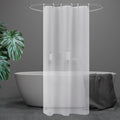 UFRIDAY Shower Stall Curtain 36x72 inches,Frosted Small Stall Shower Curtain Liner with 2 Magnets Plastic Waterproof Shower Curtain with Hooks