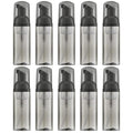 2oz Foam Bottle (10PCS) Empty Foaming Pump Dispenser for Hand Soap, Lash Cleanser, Shampoo to Travel (60ml, Black)