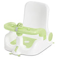 Baby Bath Seat with Sitting & Lying 2 Modes, 3-Speed Adjustment, Powerful Suction Cups, Infant Bathtub Chair with Washable Pillow, Folding and Hanging