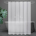UFRIDAY Frosted Shower Curtain Liner 70 x 72 Inches, PEVA Plastic Waterproof Vinyl With 3 Big Magnets for Bathroom