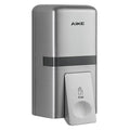 AIKE Wall Mount Liquid Soap Dispenser, 27oz Large Capacity with Extended Pump for Commercial Bathrooms,AK1008(Silver)