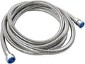 Extra Long Hand Shower Hose 118", Angle Simple Stainless Steel Flexible Shower Extension Hose Replacement 1/2" IPS, No Tangles, Chrome