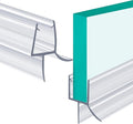 POZIA Clear Frameless Glass Shower Door Bottom Seal | Shower Door Sweep for Leak-Proof, Quick Installation to Create Reliable Water Barrier (1PACK-1/4in-23mm Gap)