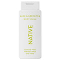 Native Body Wash Contains Naturally Derived Ingredients | For Women & Men, Sulfate, Paraben, & Dye Free Leaving Skin Soft and Hydrating |Aloe & Green Tea 18 oz