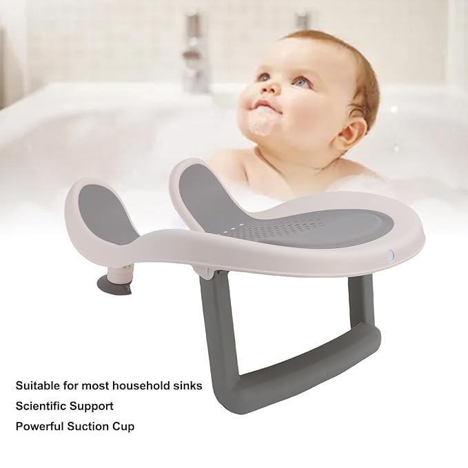 Portable Bath, Quick Baby Buttock Washing Tool for Counter Sink Bathtub Daily Use Baby Butt Basin, Infant Sink Bather Baby Bath Support, Clean Rinse Baby Bather