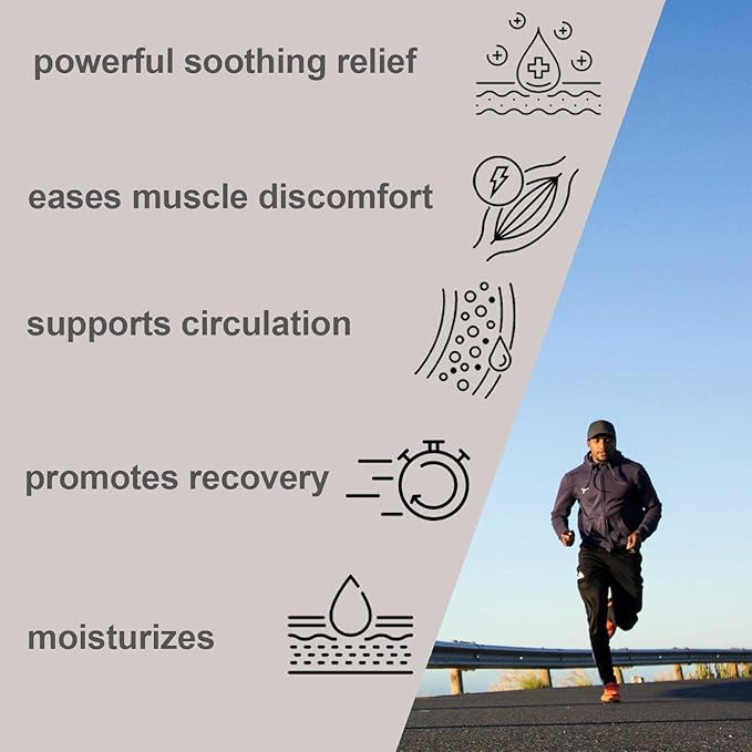 Zensah Recovery Muscle Balm - Relief Cream for Athletes, Rub for Tendonitis, Ankle Sprain, Lower Back, Knee, Shoulder, Neck, Foot, Shin Splints and Cramps