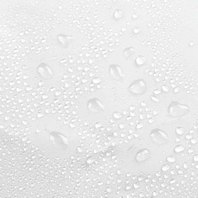 White Stall Shower Curtain Liner 60 x 72 inch Plastic Shower Liner Washable Inside Small Shower Curtain Liner PEVA Shower Curtains for Bathroom with Magnets and Rustproof Metal Grommet Holes