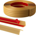 40FT Flexible Wall Corner Protector Moulding Trim, Peel and Stick Inside & Outside Wall Corner Guards Edge Protector,Self Adhesive Molding Trim Strip for Edge Ceiling