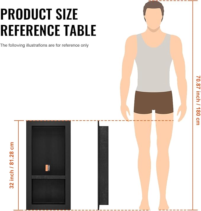 VEVOR Shower Niche Insert Tile Ready 16" x 32", Double Shelf Niche for Shower Wall Bathroom for Shampoo and Toiletry Storage, Black