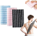 3PCS Exfoliating Shower Towel,2026 New Premium Scrub Wash Back Bath Cloth for Body Face,Exfoliating Washcloth Back Body Scrubber for Home（#Striped）