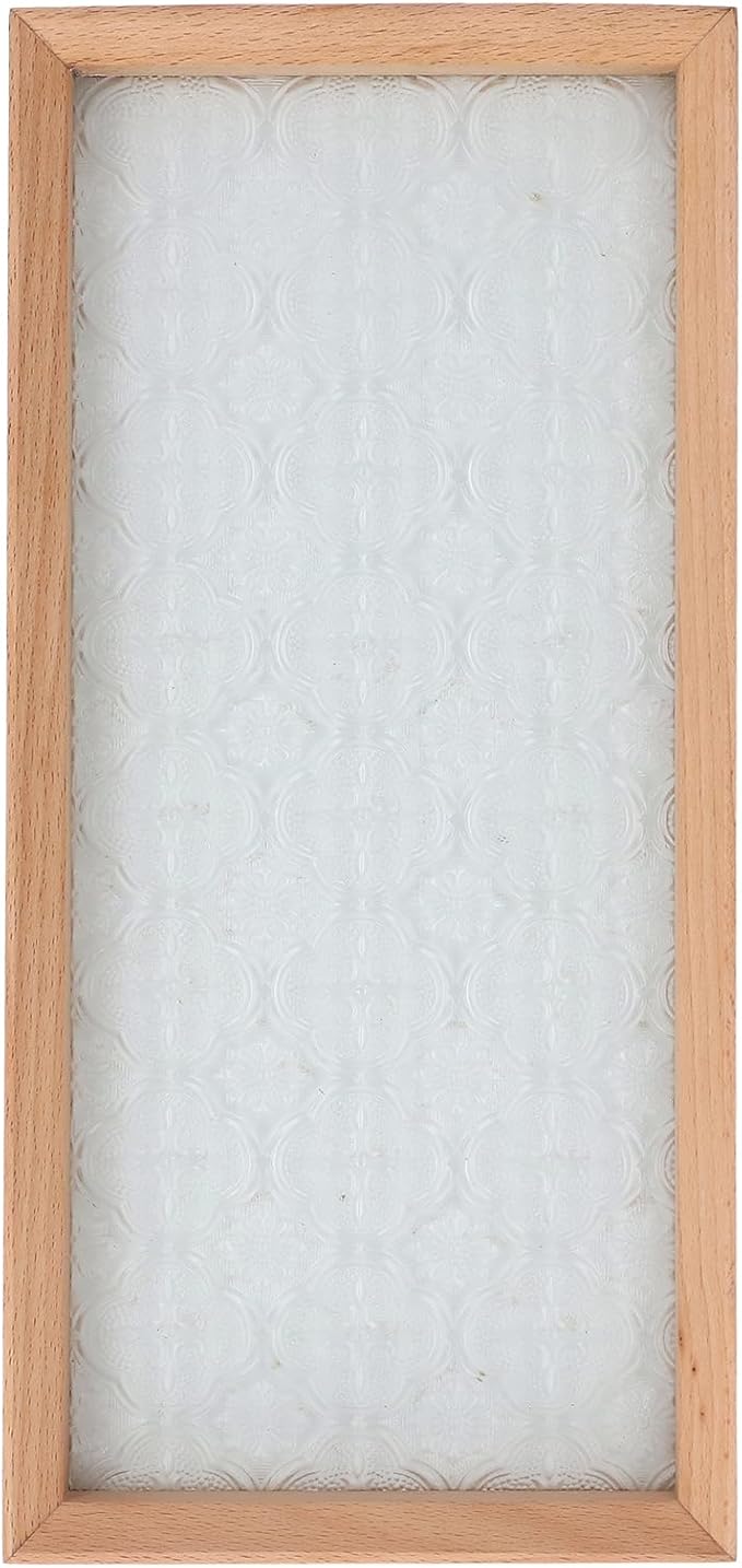 Zunate Beech Wood Bathtub Tray with Floral Embossment, Rustic Tub Caddy Holder for Wine Glass, Book,Candles, Bathroom Storage Organizer for Relaxing Bath