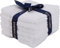 Everplush Youth Style Wash Cloth 6-Pack - Cotton & Microfiber, Super Absorbent, Ultra Soft, Fluffy, Close-to-Skin Fibers, Long-Lasting, Family Daily Use