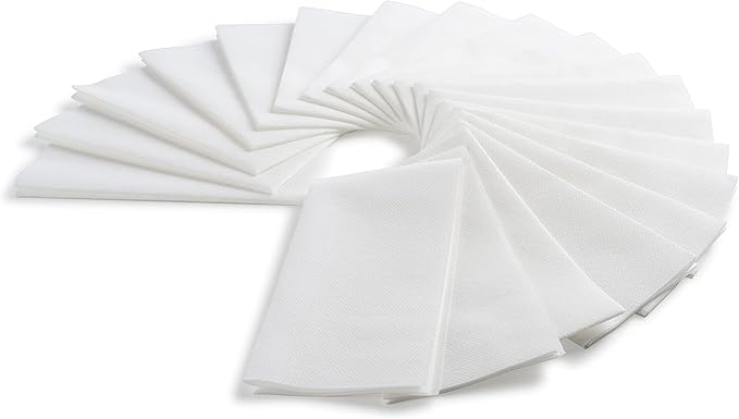 Disposable Linen-Feel Guest Towels [MEDIUM SIZE - Pack of 1500] - Disposable Cloth-Like Hand Towels - Soft And Absorbent Paper Napkin For Kitchen, Bathroom, Party, Wedding, Or Event