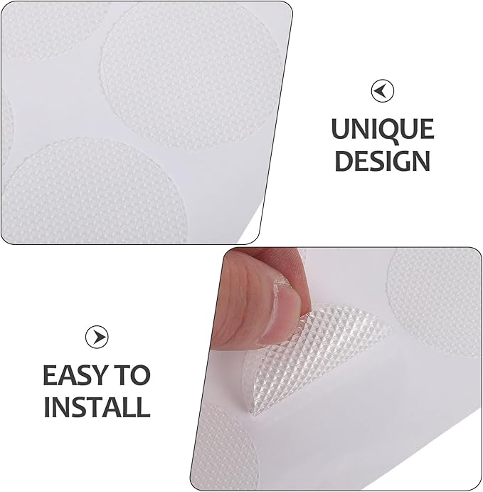 DOITOOL 160pcs Shower Non Slip Stickers: Waterproof Non-Slip Shower Floor Stickers - Tub Anti Slip Decals - Self-Adhesive Grip Tape for Bathtub Bathroom Pool