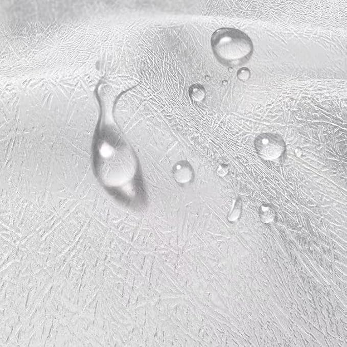 Clawfoot Tub Shower Curtain Heavy Duty 180x70Inch Clear Liner All Warp Around Extra Wide 36 Metal Hooks Bath Curtain for Clawfoot Stand Up Tub Bathroom PEVA Plastic Durable Waterproof Liner,Silk