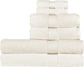 Christy Renaissance 6 Piece Cream Towel Set | 100% Egyptian Cotton | Luxury Bathroom Towels | Soft and Super Absorbent | 675 GSM | 2 Bath Sheet 2 Hand 2 Face | Parchment