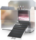 Dog Washing Station – 61 inch Professional 304 Stainless Steel Grooming Tub w/Ramp, Drawer, Faucet & Floor Grate, Dog Bathing Station for Large, Medium & Small Pets, 19" Leak-Proof Deep Soak