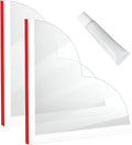 Shower Splash Guard for Bath with Clear Panel Design to Keep Water in Shower and Support Tub Splash Guard Function for A Dry Bathroom Floor
