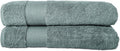 Hencely Bath Sheet Set of 2 - (35x64 Inches) - Luxury Extra Large Oversized Towels, 100% Cotton - Quick Dry, Highly Absorbent, Super Soft - Spa, Hotel, Bathroom - (Bath Sheets 2 Pack, Dark Green)