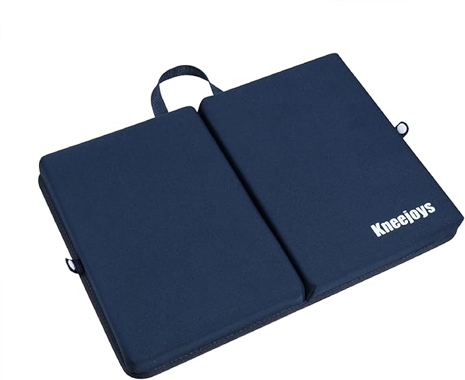 Women & Men Knee Pad - Bath Kneeler with Baby & Garden Kneeling Pads, Yoga Knee Cushion (Nave Blue)