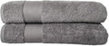 Hencely Bath Sheet Set of 2 - (35x64 Inches) - Luxury Extra Large Oversized Towels, 100% Cotton - Quick Dry, Highly Absorbent, Super Soft - Ideal for Spa, Hotel, Bathroom - (Bath Sheets 2 Pack, Gray)
