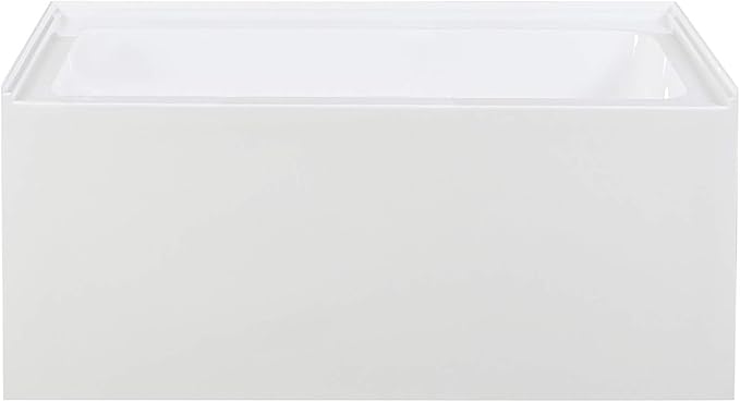 Swiss Madison Well Made Forever Voltaire 48"x32" Acrylic White, Alcove, Right Hand Drain, Apron Bathtub