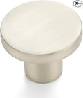 Ravinte 30 Pack Cabinet Knobs Brushed Nickel Kitchen Cabinet Knobs Round Dresser Drawer Pulls Closet Door Pulls 1-1/5 Inch