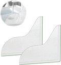 2 Pack Shower Corner Water Guard, Shower Splash Guard Acrylic Self-Adhesive for Bathtub Tub Edges, 8.26×7.28 In Waterproof Curtain Barrier, Bathroom Accessories Water Blocker for Corner Control
