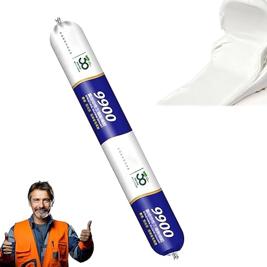9900 Silicone Waterproof Sealant, Clear Multipurpose Caulk for Roof & Wall Cracks, UV Heat Resistant, Indoor Outdoor Use for RV Gutter Tile Stone