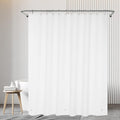 White Extra Wide Shower Curtain Liner 72 x 84 inch Plastic Shower Liner Washable Inside Shower Curtain Liner PEVA Shower Curtains for Bathroom with Magnets and Rustproof Metal Grommet Holes