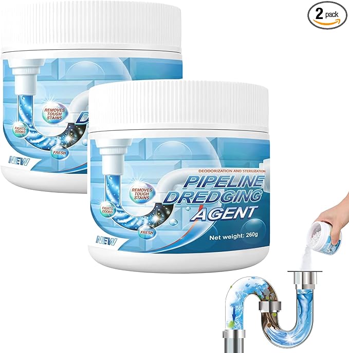 Sink Drain Hair Clog Remover Cleaner,Powerful Unclogging,Toilet Unclogger Heavy Duty,Bathroom Shower Pipeline Dredg (2)