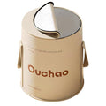 Foot Bath Basin Portable Travel Collapsible Foot Basin Folding Foot Bath Tub Soaking Feet Bucket for Camping Outdoor Washing Beige