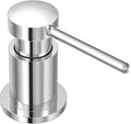 Lava Odoro Chrome Soap Dispenser for Kitchen Sink, Modern Brass Built in Countertop Pump Dispenser with 18 Oz Refillable Bottle, Kitchen Soap and Lotion Dispenser Spot-Free, Chrome, KSD-21